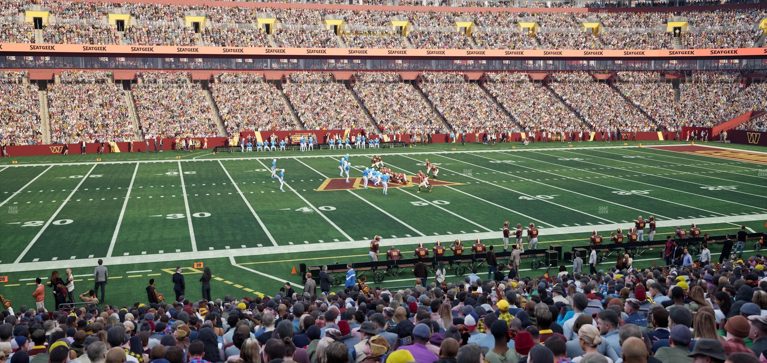 Northwest Stadium - Section 123 Seat View