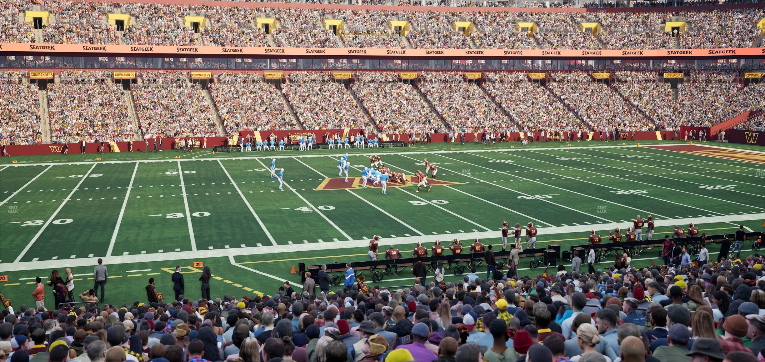 Northwest Stadium - Section 123 Seat View