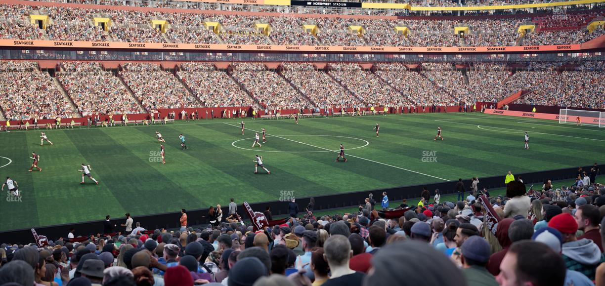 Northwest Stadium - Section 124 Seat View