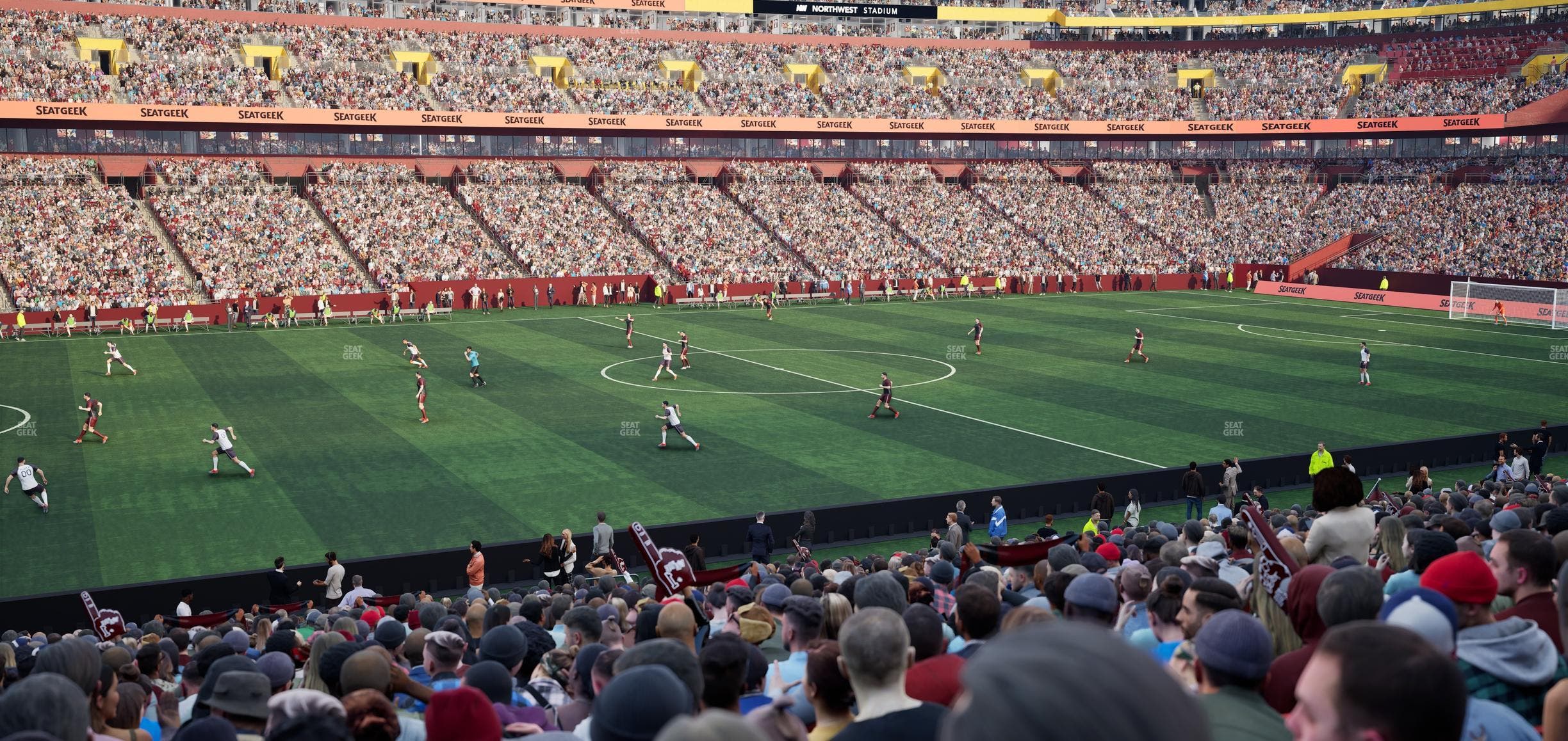 Northwest Stadium - Section 124 Seat View