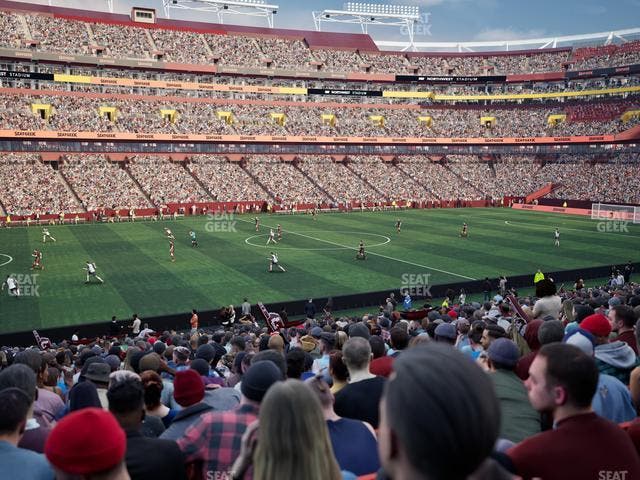 Northwest Stadium - Section 124 Seat View