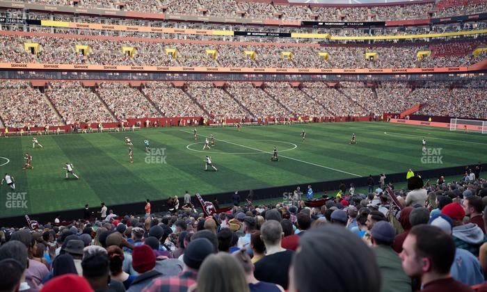 Northwest Stadium - Section 124 Seat View