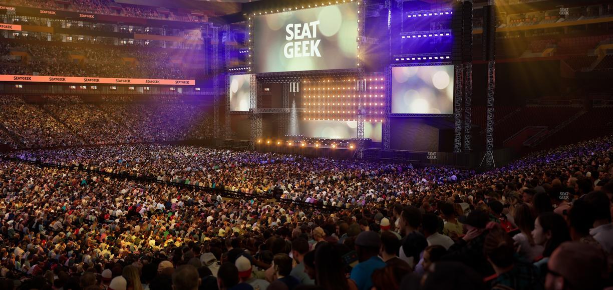 Northwest Stadium - Section 124 Seat View