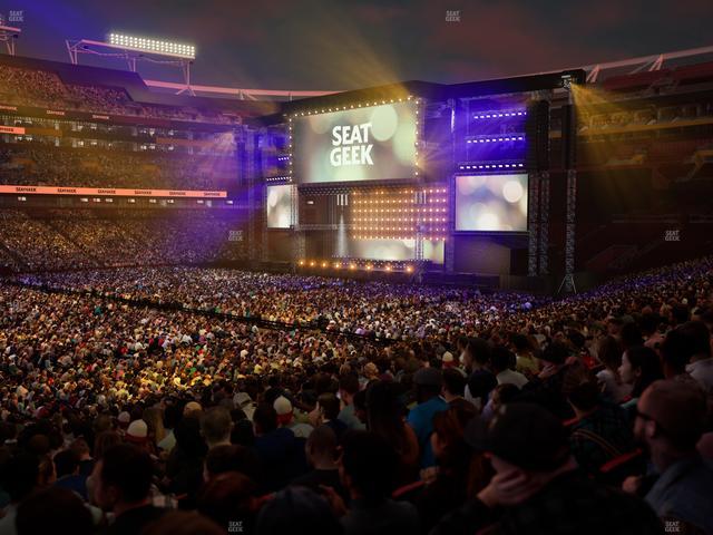 Northwest Stadium - Section 124 Seat View