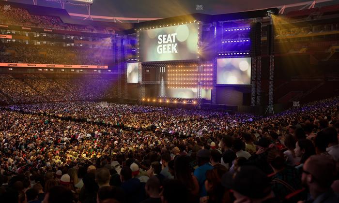 Northwest Stadium - Section 124 Seat View