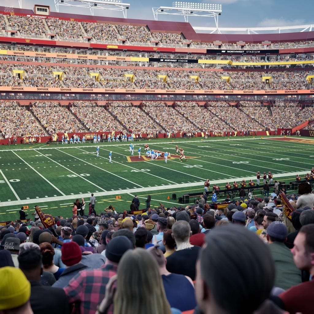 Northwest Stadium - Section 124 Seat View