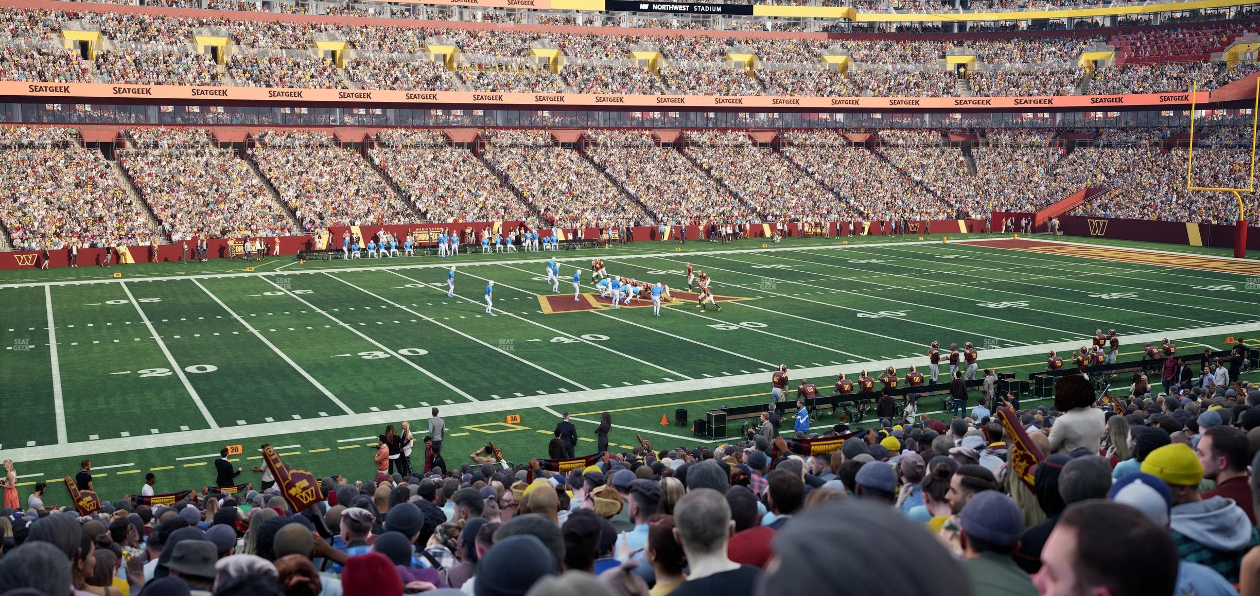 Northwest Stadium - Section 124 Seat View