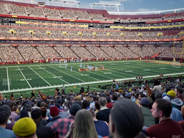 Northwest Stadium - Section 124 Seat View