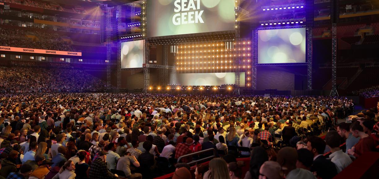 Northwest Stadium - Section 124 Seat View