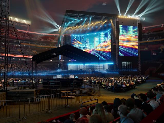 Northwest Stadium - Section 124 Seat View