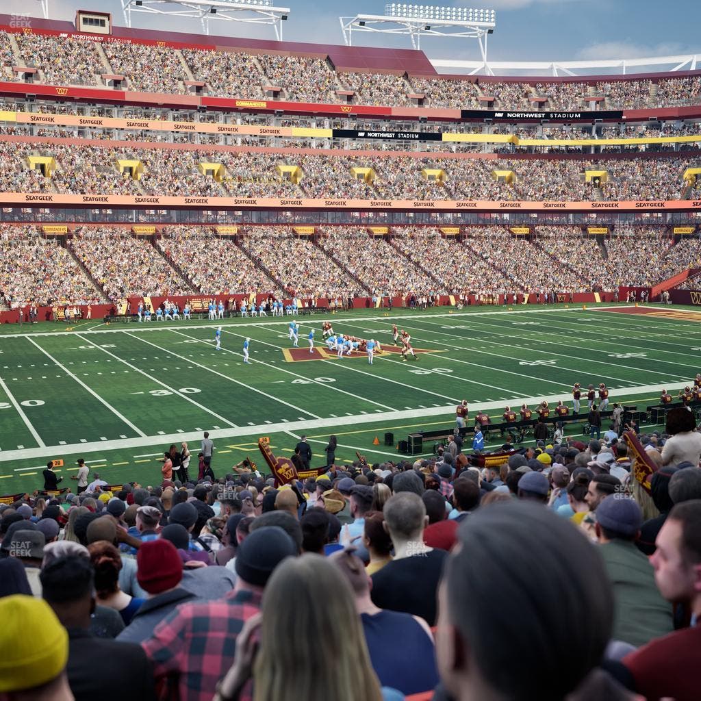 Northwest Stadium - Section 124 Seat View