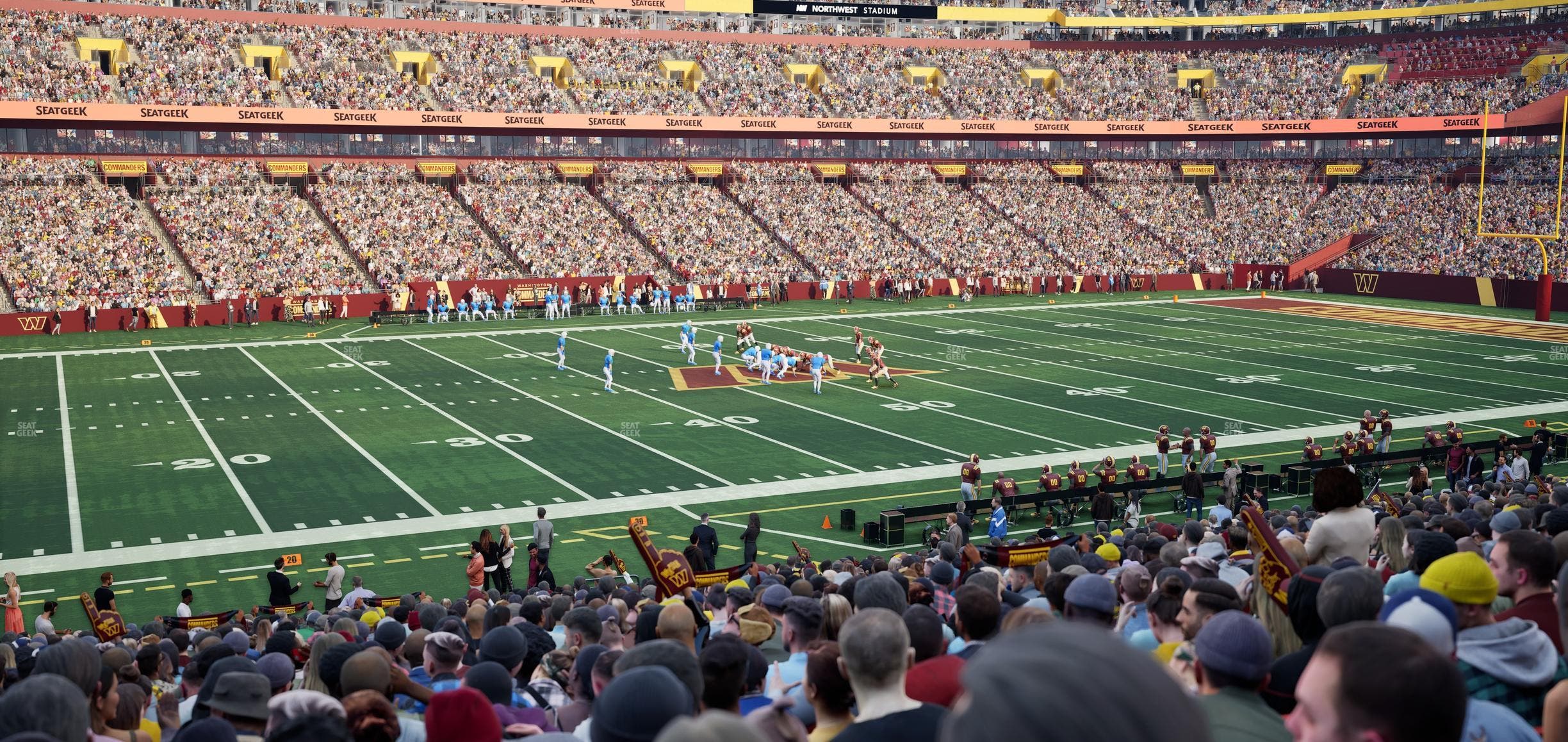 Northwest Stadium - Section 124 Seat View