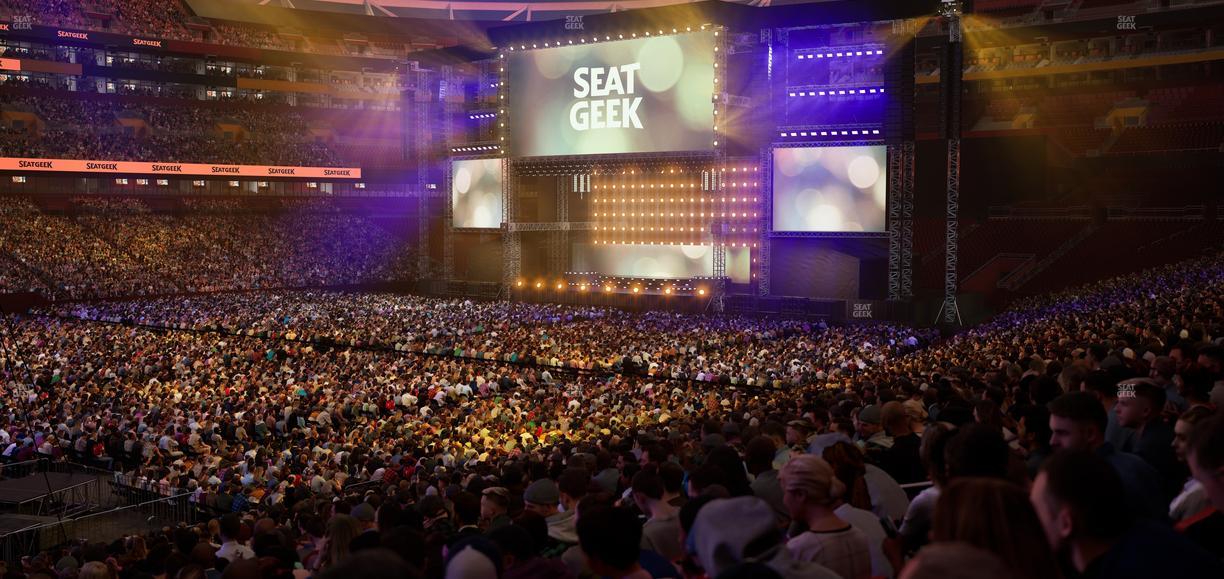 Northwest Stadium - Section 125 Seat View