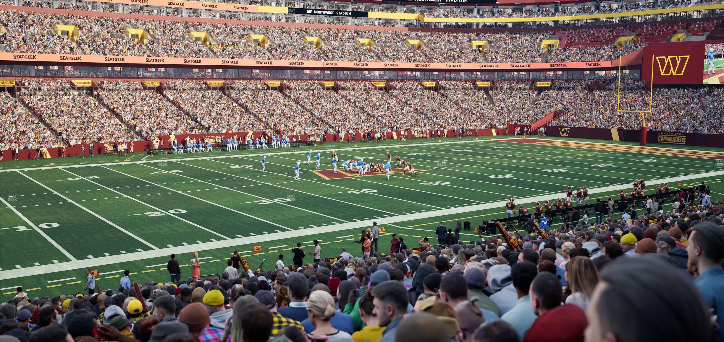 Northwest Stadium - Section 125 Seat View