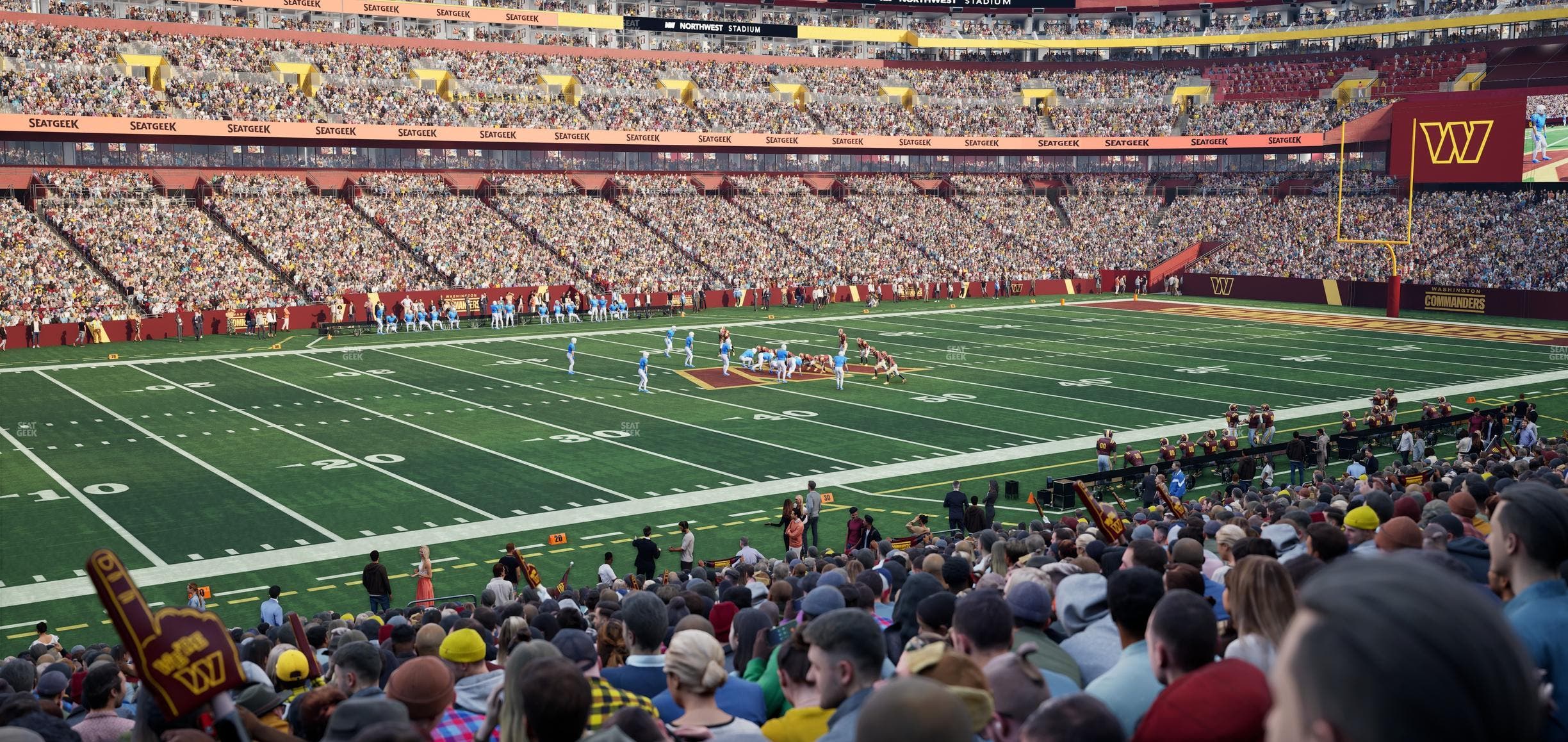 Northwest Stadium - Section 125 Seat View