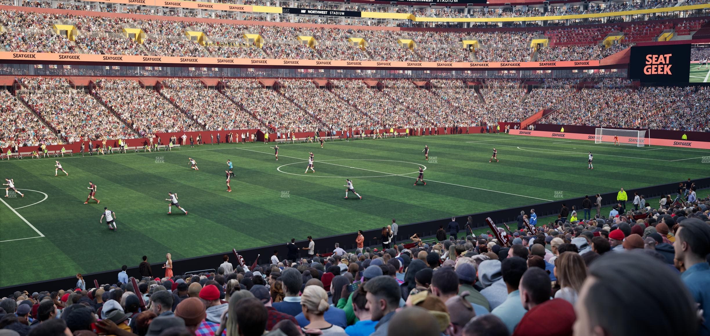 Northwest Stadium - Section 125 Seat View