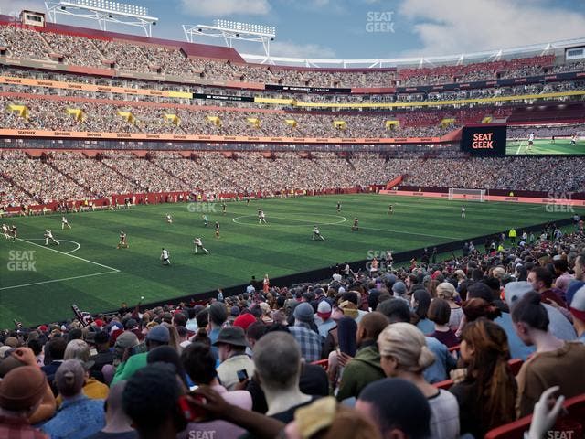 Northwest Stadium - Section 126 Seat View