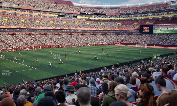 Northwest Stadium - Section 126 Seat View