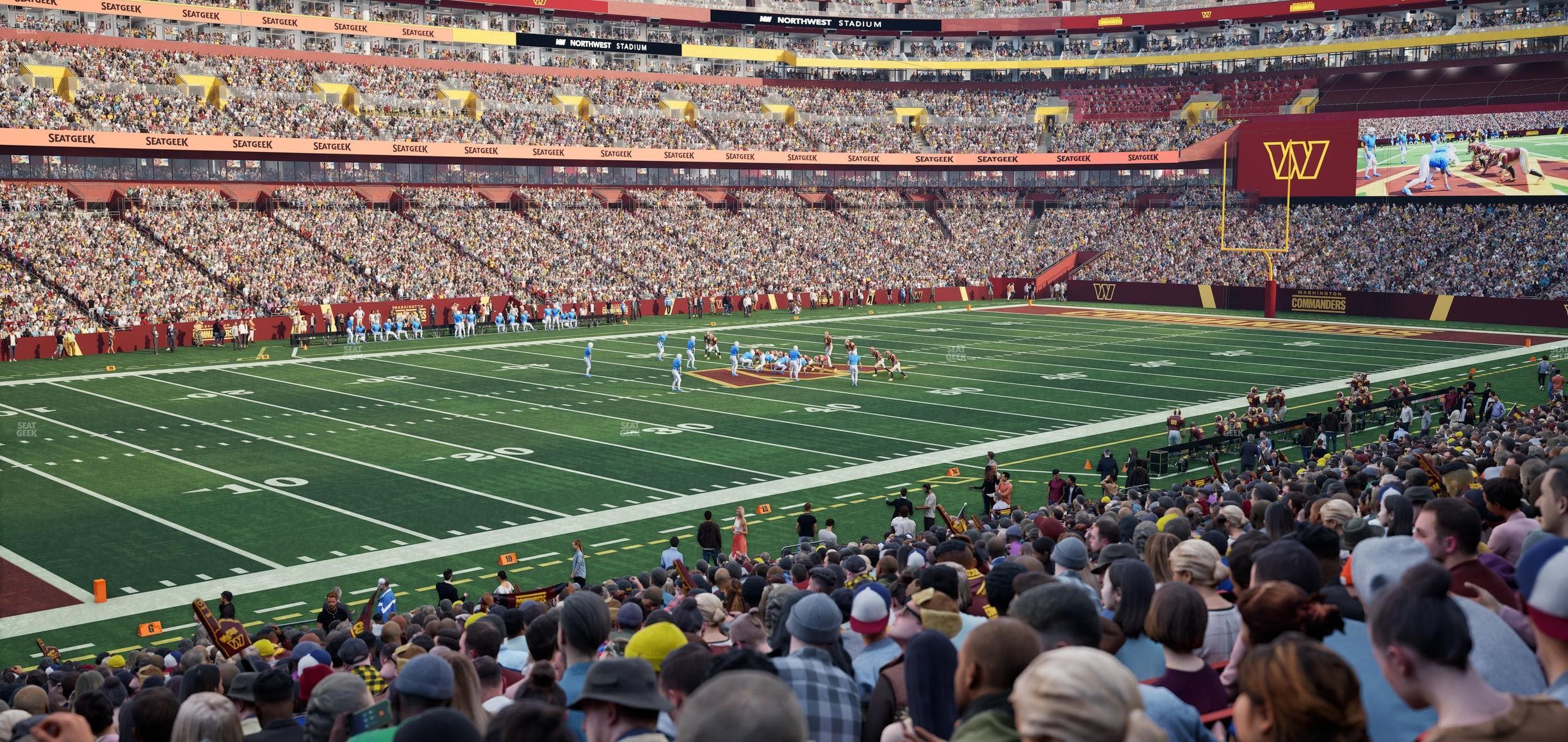 Northwest Stadium - Section 126 Seat View