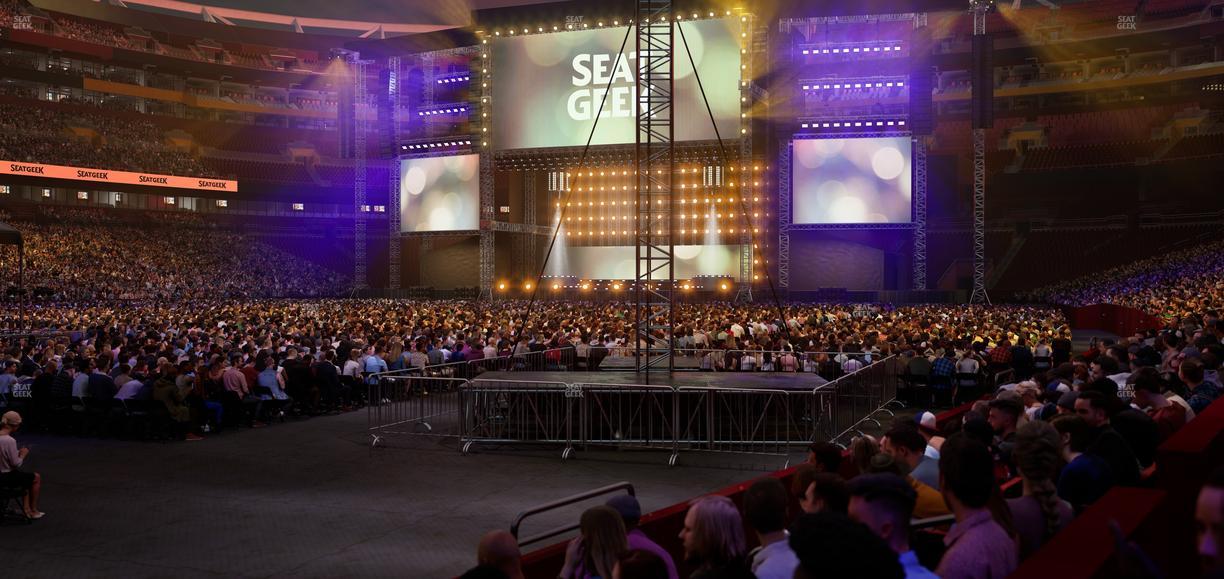 Northwest Stadium - Section 126 Seat View