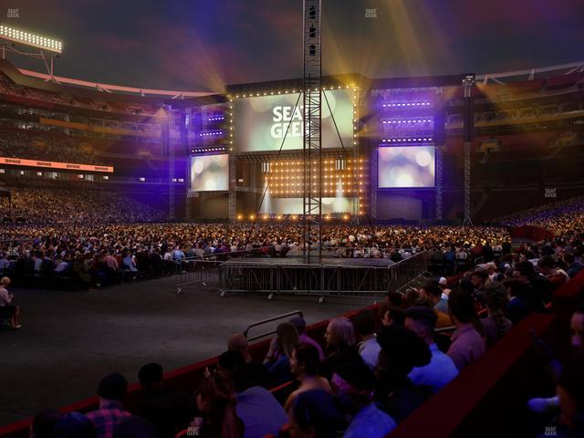 Northwest Stadium - Section 126 Seat View