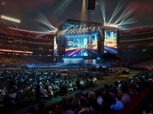Northwest Stadium - Section 126 Seat View