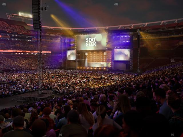 Northwest Stadium - Section 126 Seat View