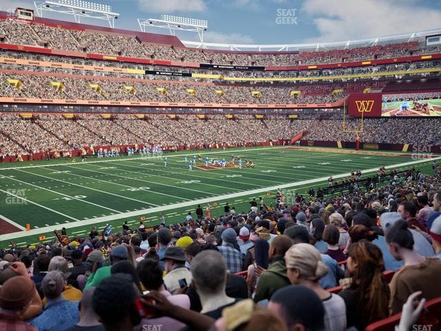 Northwest Stadium - Section 126 Seat View