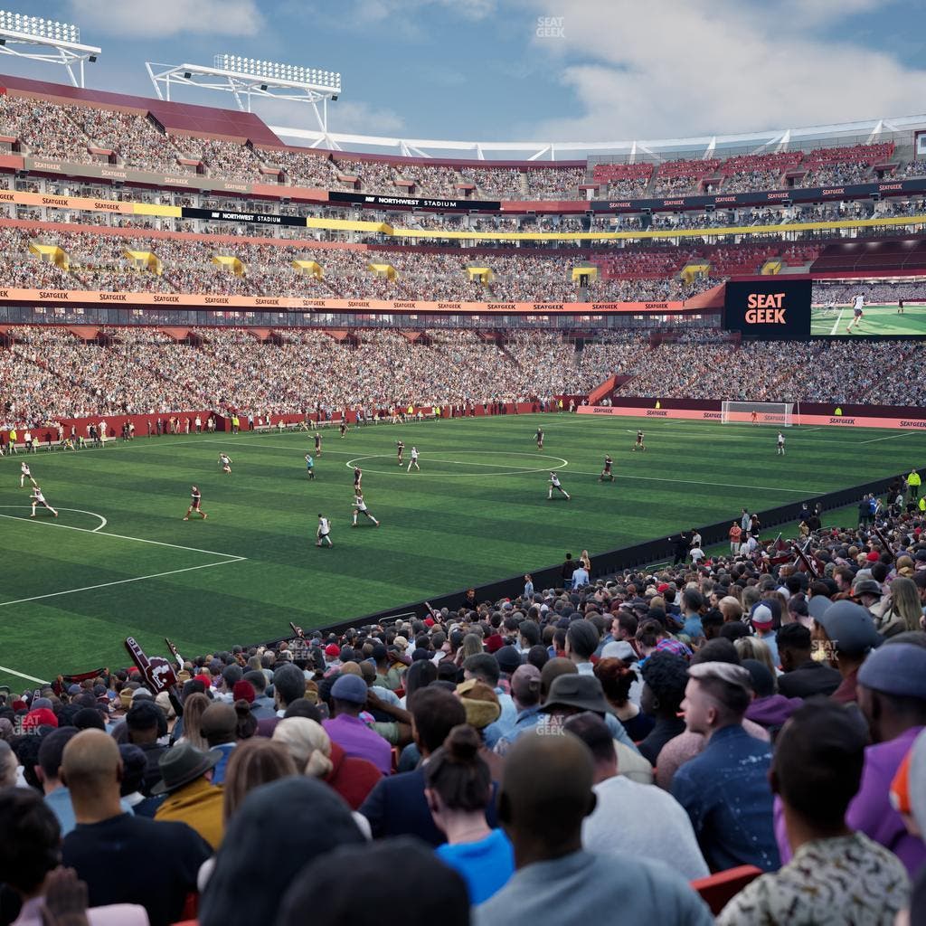 Northwest Stadium - Section 127 Seat View