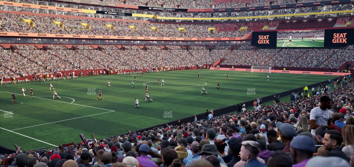 Northwest Stadium - Section 127 Seat View