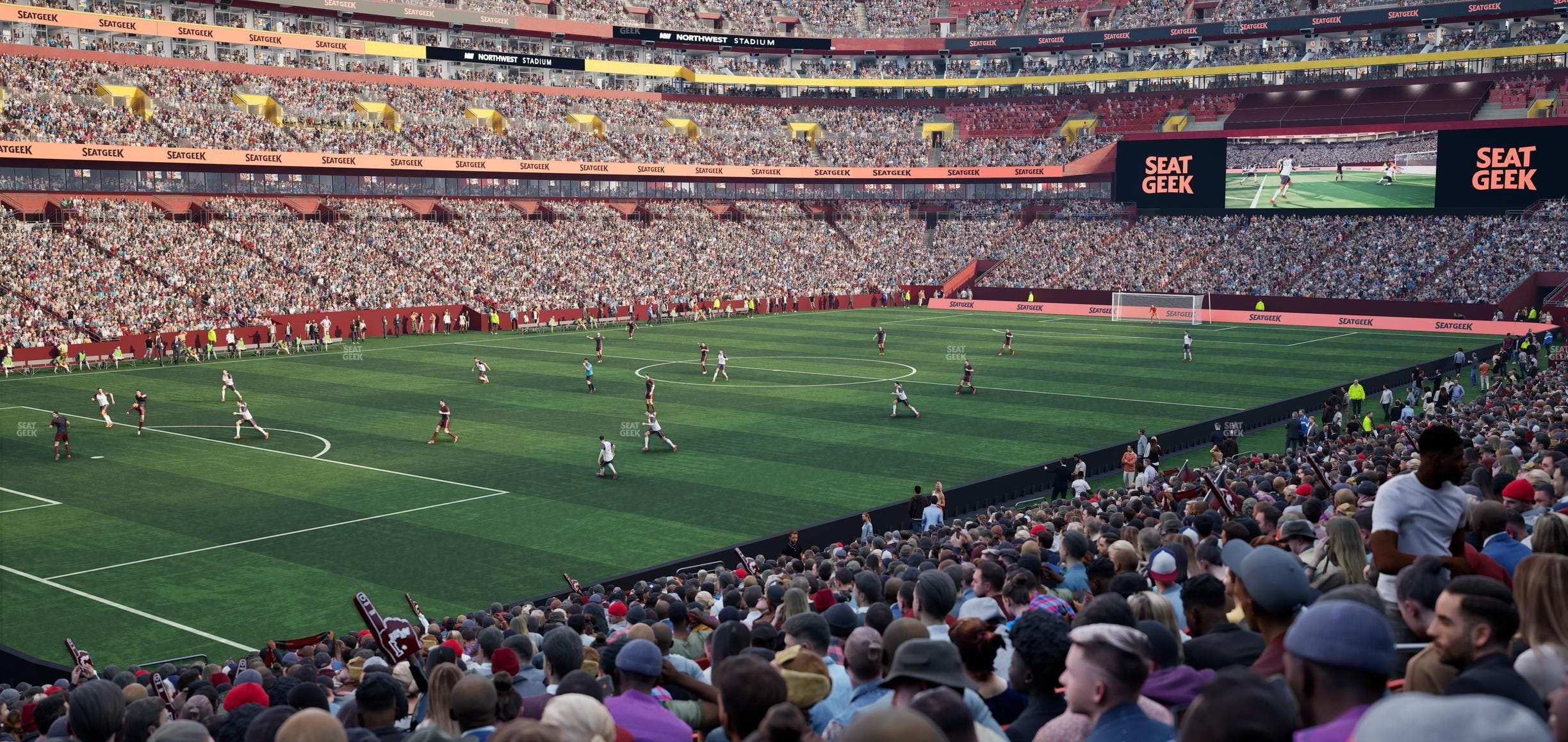 Northwest Stadium - Section 127 Seat View