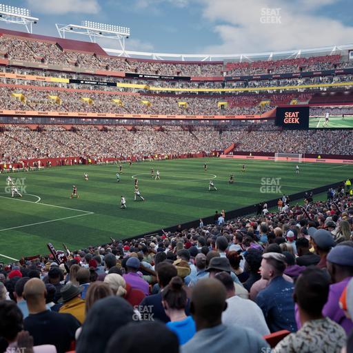 Northwest Stadium - Section 127 Seat View