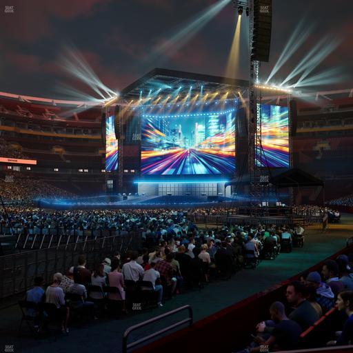 Northwest Stadium - Section 127 Seat View
