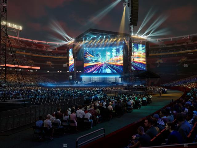 Northwest Stadium - Section 127 Seat View
