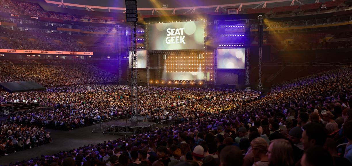 Northwest Stadium - Section 127 Seat View