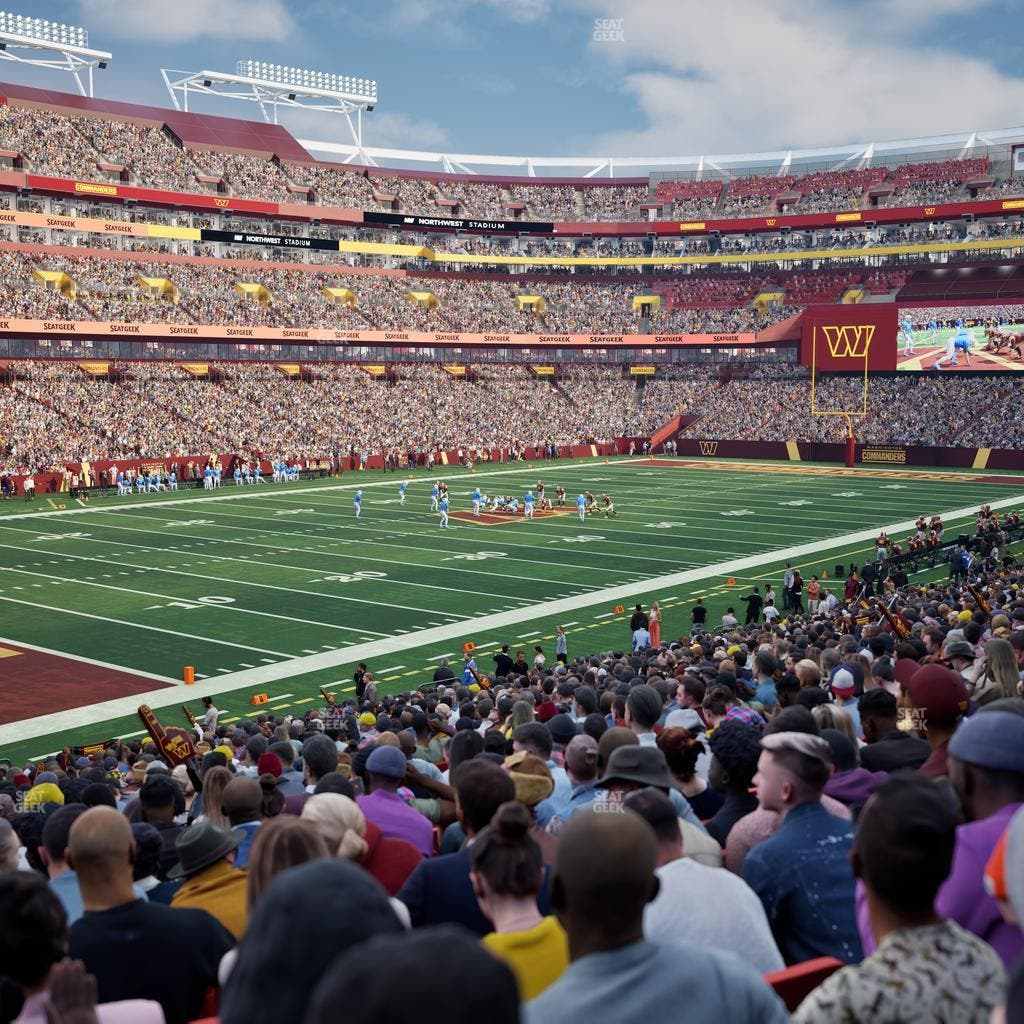 Northwest Stadium - Section 127 Seat View