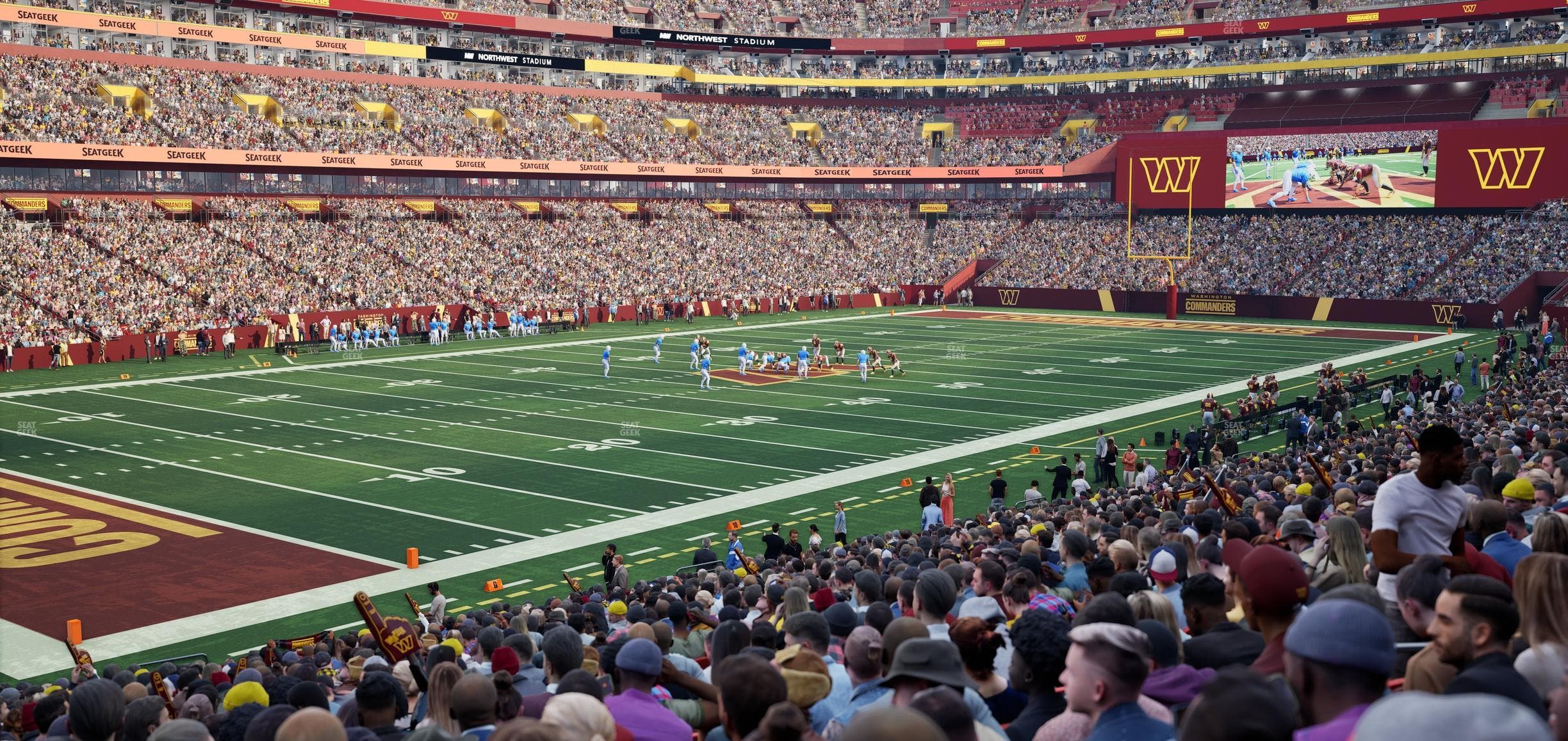 Northwest Stadium - Section 127 Seat View