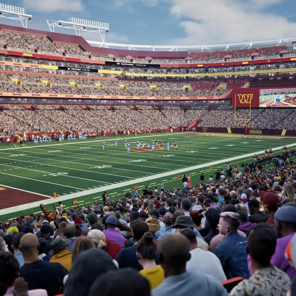 Northwest Stadium - Section 127 Seat View