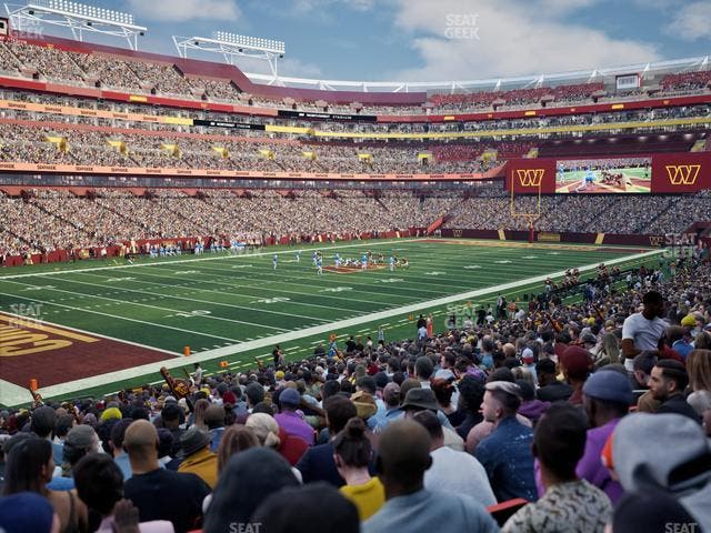 Northwest Stadium - Section 127 Seat View