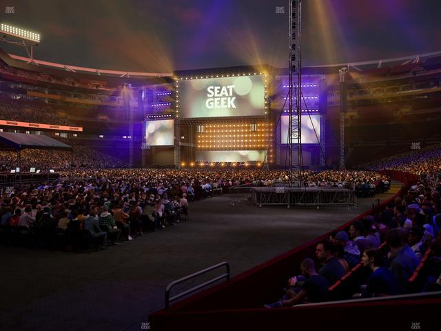 Northwest Stadium - Section 127 Seat View