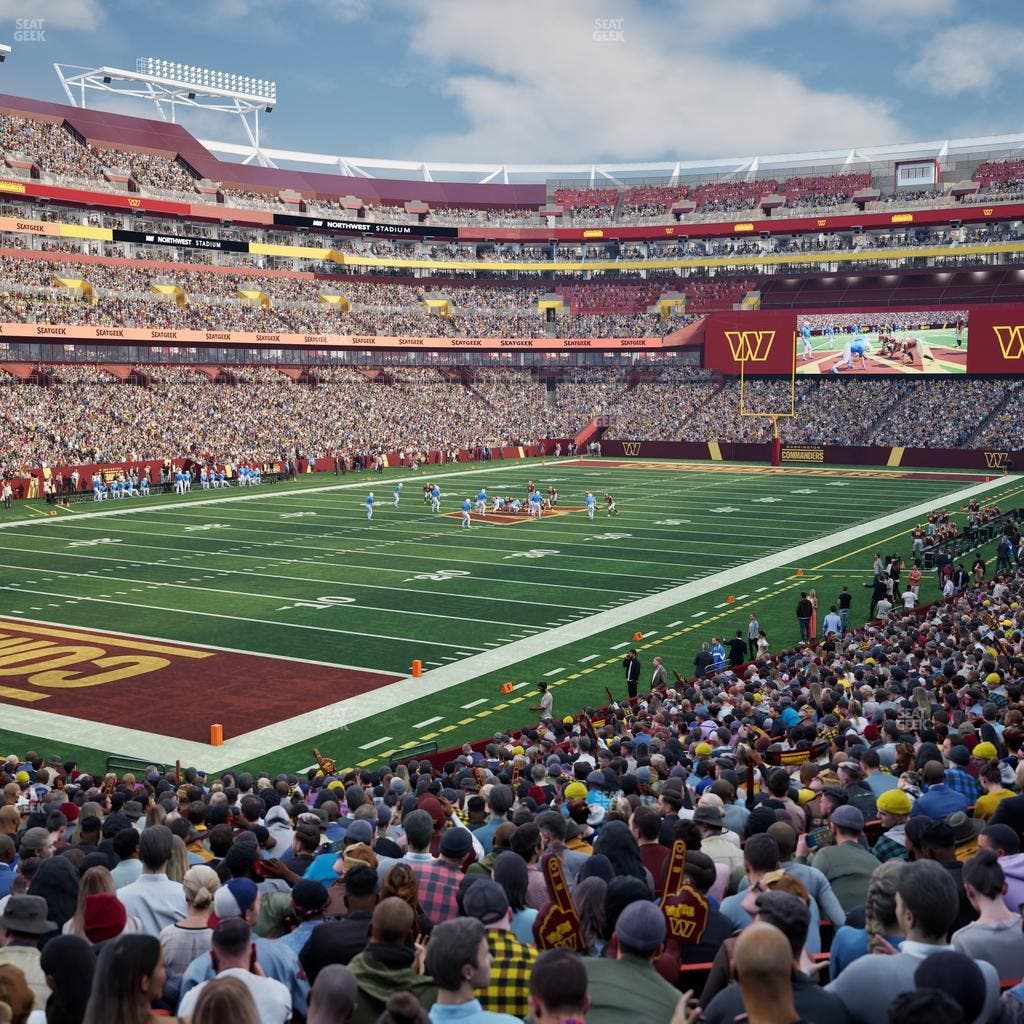 Northwest Stadium - Section 128 Seat View