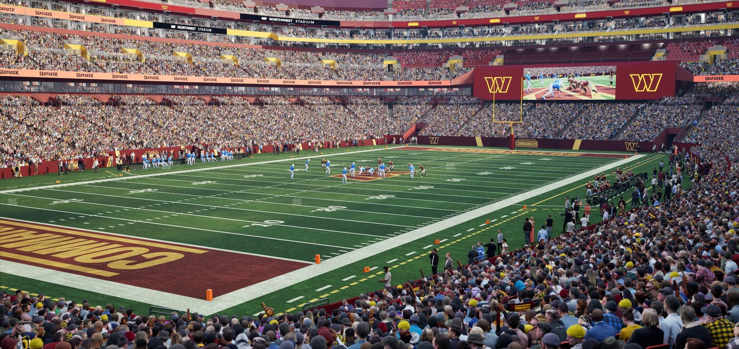 Northwest Stadium - Section 128 Seat View