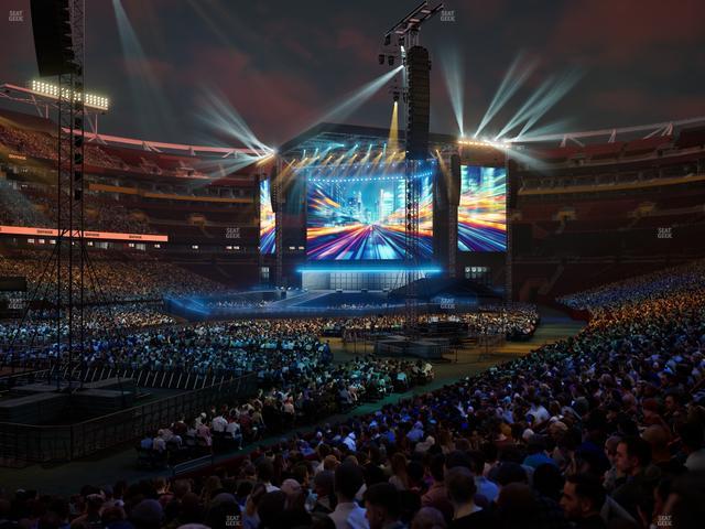 Northwest Stadium - Section 128 Seat View