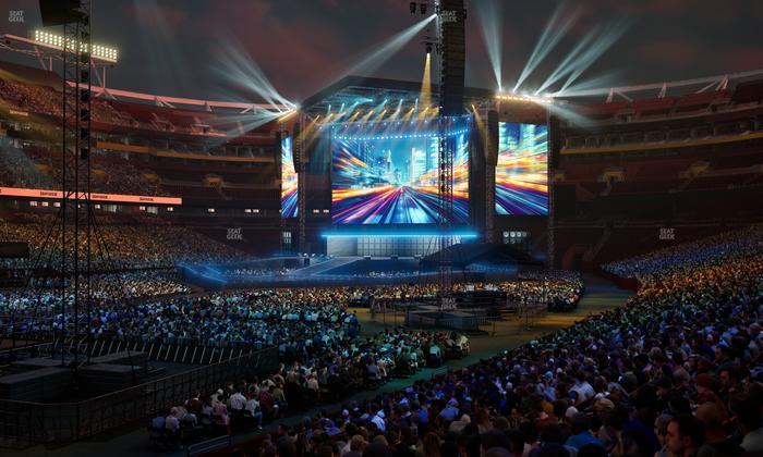Northwest Stadium - Section 128 Seat View