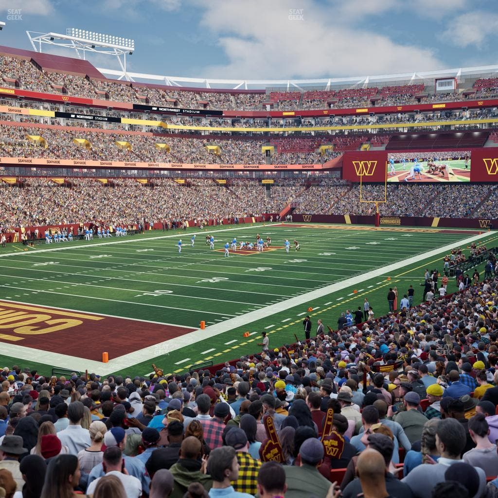 Northwest Stadium - Section 128 Seat View