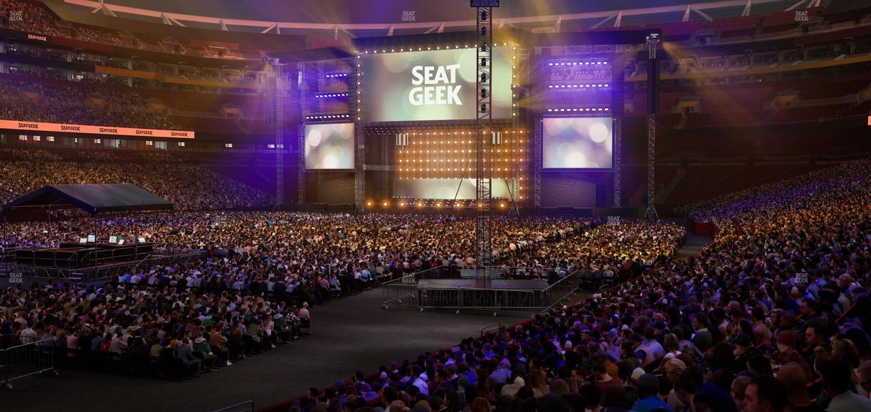 Northwest Stadium - Section 128 Seat View