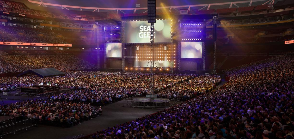 Northwest Stadium - Section 128 Seat View