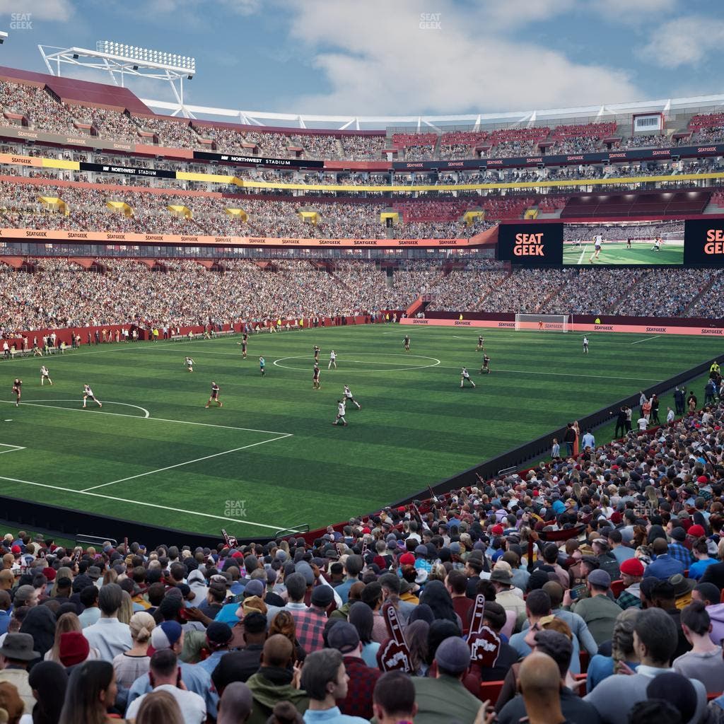 Northwest Stadium - Section 128 Seat View