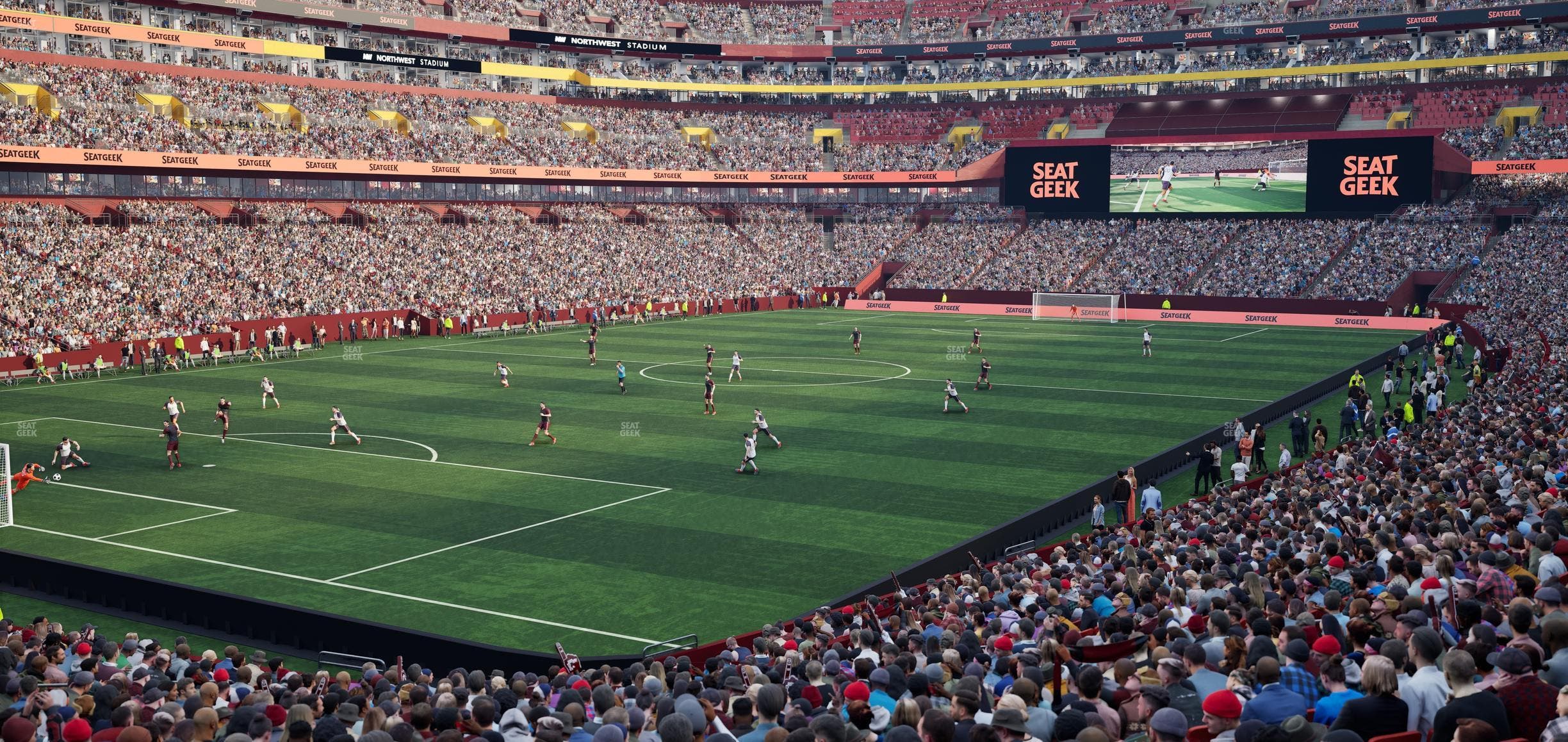 Northwest Stadium - Section 128 Seat View