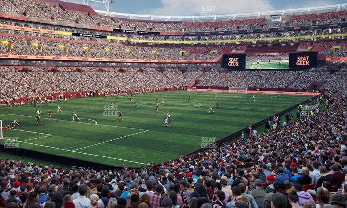 Northwest Stadium - Section 128 Seat View